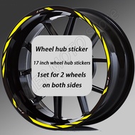 17" Reflective Motorcycle Rim Wheel Hub Sticker For MV AGUSTA Dragster 800 RR DRAGSTER 800 SCS F3