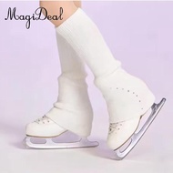 [MagiDeal] Skating Leg Warmers Knitting Long Leg Warmers for Party Cold Weather Dance