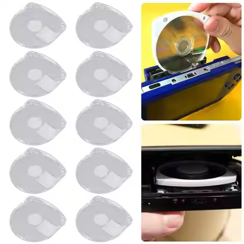 10pcs Clear Dvd Shell Protector For Psp Umd Cd Case Game Cd Disc Cases For PSP