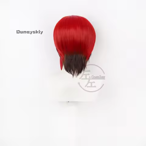 Gachiakuta Kyouka Nijiku Cosplay Wig Red Gradient Hair Men Women Synthetic Hair Carnival Halloween D