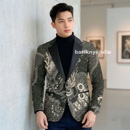 Batiknyajulio premium men's batik blazer batik suit id nh 123