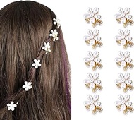 Favela Metal, Plastic Hair Clip for Women, Multicolour, 12 Pieces