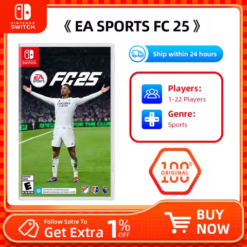 Nintendo Switch Game Deals - EA SPORTS FC 25 - Games Physical Cartridge Support TV Tabletop Handheld