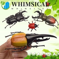 WHIMSICAL Simulation Beetle Science Toy Trick Props Insect Toy Simulation Animals Beetle Figures Jok