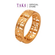 TAKA Jewellery 916 Gold Ring Eternity Abacus