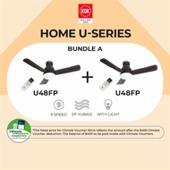 [NEA Climate Voucher $400] KDK Home U-series Bundle A (U48FP + U48FP) Promotion