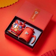 Auspicious Gift Set Mug Ceramic Mug Tea Cup Gift