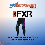 FXR Clutch MX Pant 23 Black/Sky/Pink