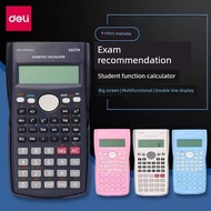 kalkulator scientific kalkulator saintifik Deli D82MS/D82TM Scientific Calculator Student Function C