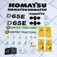 Excavator Sticker Komatsu D65E Heavy Equipment Sticker