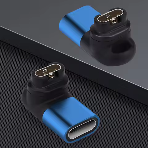 Type C Charger Base Adapter Smart Watch Watch Charging Converter 90 Degree Elbow Accessories for Gar