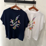 Agnes B Sport Women's Dinosaur Print Loose Fit Short Sleeve T-Shirt F7897