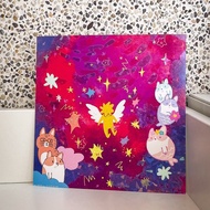 第五泛音系列 兩款雷射燙印萬用大卡片