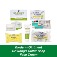 ♞,♘Dr. S. Wong's Bioderm Ointment Dr Wong Sulfur Soap and Lightening Soap and Face Cream