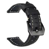 Penang Ship] Vintage Genuine Leather Strap Band for Haylou RT RT2 RS3 GS GST Watch 2 Pro Solar Plus 