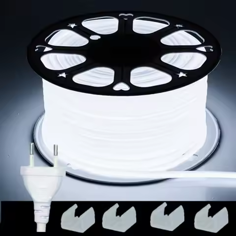 COB LED Strip Light 288leds/M 220V EU Plug RA90 warm white 3000K 4500K 6500K Flexible LED Tape For B