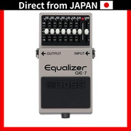 BOSS GE-7 Equalizer Pedal - High-Performance Graphic EQ for Guitar and Bass - Compact Design