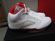 全新 Nike Air Jordan 5 Retro OG Fire Red Silver Tongue ( Jordan 2 3 4 5 6 7 8 9 10 11 12 Adidas New Ba