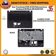 Acer Travelmate P215-41-G2 Palmrest Cover Keyboard UK Black 6B.VLLN7.031(USED)