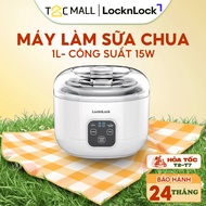 LocknLock Yogurt Maker 1L Genuine Automatic Fermentation Transparent Plastic Lid EJY211 -T2CMALL