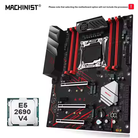 MACHINIST X99 Motherboard LGA 2011-3 Optional Kit Xeon E5 2690 V4 CPU DDR4 ECC RAM Memory NVME/SATA 