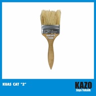 Kuas Cat 1inch 2inch 2,5 Inch / Alat Kuas kayu Cat Tembok Paint Brush