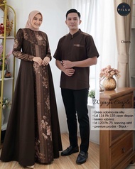 Wijaya /NARENDA /COUPLE BY VILLA GAMIS LEBARAN 2026 payet motif sultan jumbo ld 120 cm koko jumbo ld