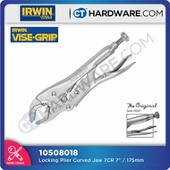 IRWIN 10508018 VISE-GRIP FAST LOCKING PLIER CURVED JAW 7CR 7"/175mm