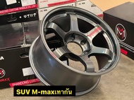 ล้อแม็กใหม่ - TE37 SUV PRO - เทากันหยดแดง - งาน M-MAX - ขอบ18  ล้อเบา - ( 18 x 6 รู ) หน้ากว้าง 9 x 