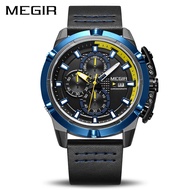 MEGIR Men Quartz Sport Watch Relogio Masculino Chronograph Military Army Watches Men Top Brand Luxury Creative Watch Men