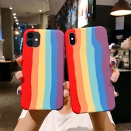 เคสสายรุ้ง Case Xiaomi Redmi 10C / Note10 / Redmi9 / 9A / 9C / 9T / Mi10T / 10TPro / Redmi 8 / 8A / Note8 / Note9 / Note7 / Note8Pro เคสนิ่มซิลิคอน เคสโทรศัพท์ เสียวหมี่ เคสกันกระแทก