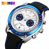 Jam Tangan Pria Analog Date SKMEI 9292 Leather Strap Water Resist 3atm