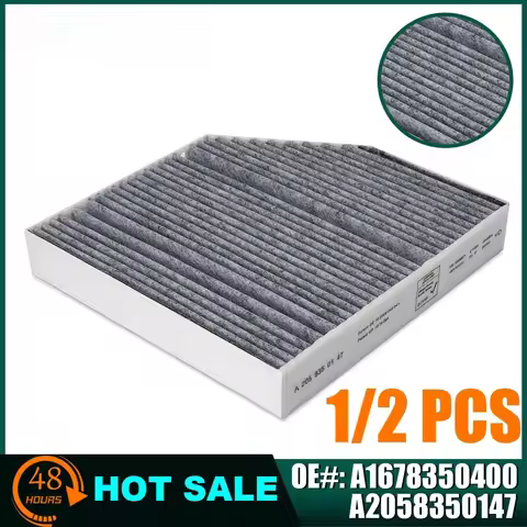 Carbon Cabin Filter For Mercedes-Benz C400 C300 C450 AMG AMG GT 3.0L C300 C350e E350 2.0L C63 AMG 4.