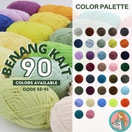 Ready Stock 55-91 MILK COTTON WOOL 50g Benang Kait Milk Yarn 5ply Knit Yarn