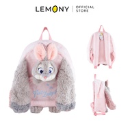 LEMONY กระเป๋าเป้ดิสนีย์ ซีรีส์ Plaid Fuzzy Disney Collection