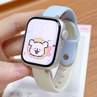 Suitable for Glory Choice Watch ROSSINI 2i Strap Laser Engraving Silicone 2i Cute KT Cat Reverse Buc