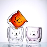 Double Wall Glass Insulated Cup 250ml - CIQ38