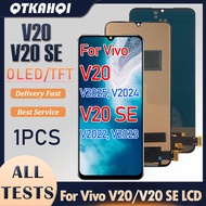 6.44" OLED TFT For VIVO V20 LCD V2025 V2024 Display Touch Screen Digitizer Assembly For VIVO V20 SE 
