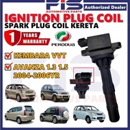 FIS Car Ignition Coil Plug Perodua Kembara DVVT Toyota Avanza 1.3 1.5 2004-2006YR Spark Koil Plug Kereta IC-90048-52130