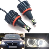120W 6000K White H8 LED Car Angel Eyes Marker Lights Bulbs error free For BMW 5 Series E60 E61 LCI X