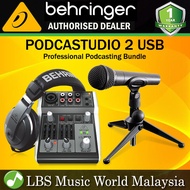 Behringer PODCASTUDIO 2 USB Professional Bundle with USB interface (PODCASTUDIO-2USB)