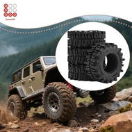 [Lovoski] 4x 1.3 Inch Crawler Tires Accessories Easy to Install Od 64mm Replaces 1/18 RC