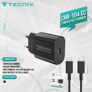 TECNIX CHR-104 Type C Fast Charging Charger 25W Type C PD Charger