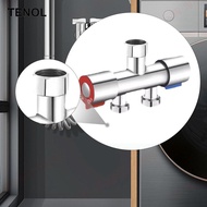[TENOL] Washing Machine Diverter, 1 Inlet, 2 Outlets,  Function, Double Handles
