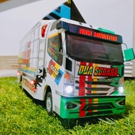 Miniatur Truk Kayu Jumbo Remote Control Full Lampu