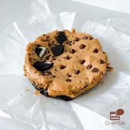 Brookie Half Oreo & Chocolate chip 1 pound บรุ้กกี้ออริจินัล ท้อปปิ้งด้วย Oreo และ.Chocolate Chip ขน