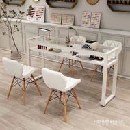 Simple Beauty Manicure Shop Workbench Table Light Nail Special Offer Double Set Economical Table Cha