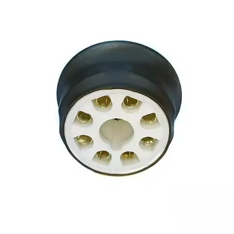 Tube Hub Converter 8 Screw 9 Pin, Tube Adapter 6SN7 6SL7 6N8P 6N9P Replacement 12AX7 12AU7 12AT7
