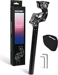 Safort USS Suspension Seatpost with Cover, Diameter: 27.2mm / 30.9mm / 31.6mm, for E-Bikes, Gravel B