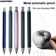 BACKSTREET Mechanical Pencil, 4.0mm 2B/4B/6B/8B/10B Pencil Refill Automatic Pencil, Creative Drawing